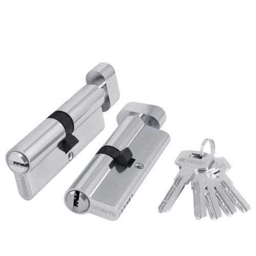 Цилиндровый Fuaro (Фуаро) механизм (200 ZM/110) 2000ZMKnob110(50+10+50) CP хром 5Key с вертушкой