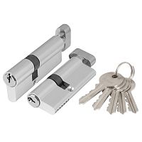 Цилиндровый механизм с вертушкой AX102/60 mm (25+10+25) CP хром 5 кл.