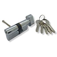 Цилиндровый механизм с вертушкой R302/60 mm (25+10+25) CP хром 5 кл.