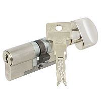 Цилиндровый механизм EVVA 3KS ключ/вертушка, никель, 36х46
