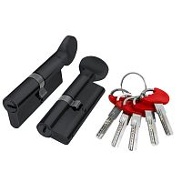 Цилиндровый механизм Fuaro (Фуаро) (D-PRO502/70) D-PRO5002Knob70(30+10+30) BL черный 5Key