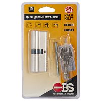 Цилиндровый Kale kilit (Кале килит) механизм 164 OBS SNE/120 (55+10+55) mm никель 5 кл.