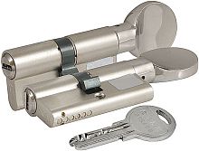 Цилиндровый механизм с вертушкой 164 SM/90 (40+10+40)mm никель 5 кл.